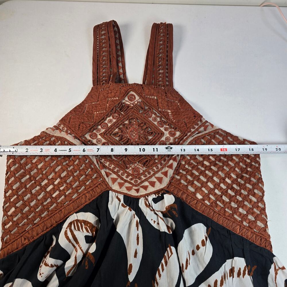 Anthropologie Deco Printed Halter Dress. Size 14. Retails $248 - Picture 6 of 12